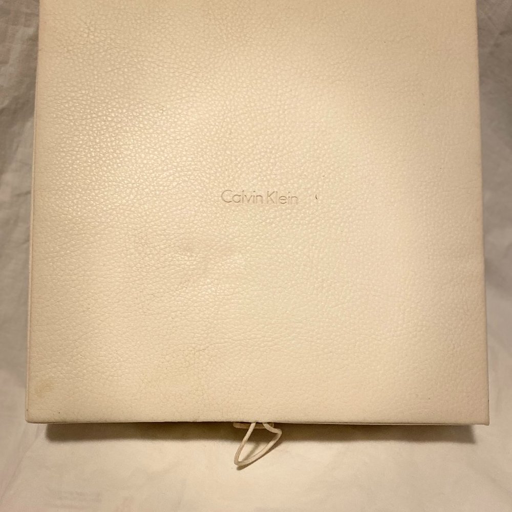 Calvin Klein Cream White Photo Box